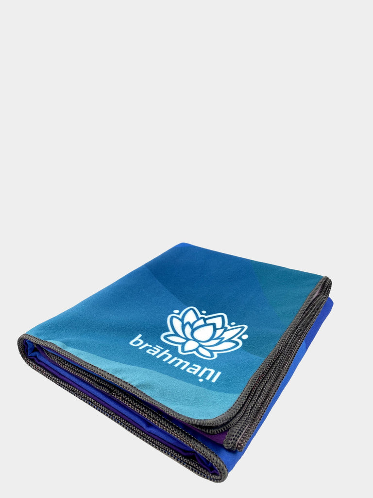 Brahmani towel - velúr jógatörölköző | Azur